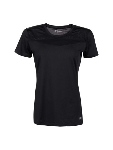 Fitforce KIRSI Дамска тениска за фитнес, черно, размер