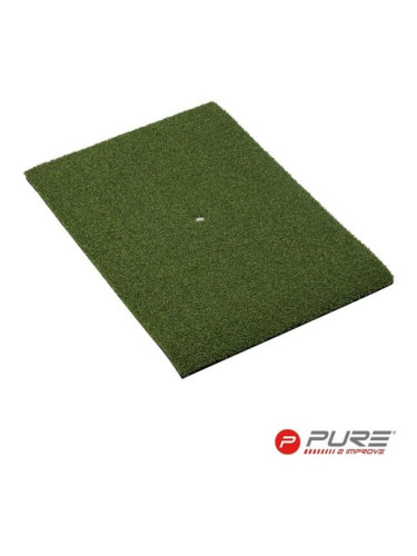 PURE 2 IMPROVE Pure 2 Improve HITTING MAT SET 40 x 60 cm Тренировъчна подложка за голф, зелено, размер
