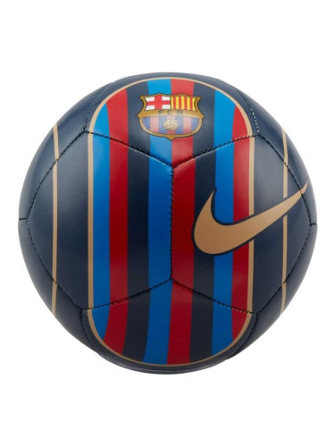 Nike FC BARCELONA SKILLS Мини футболна топка, тъмносин, размер