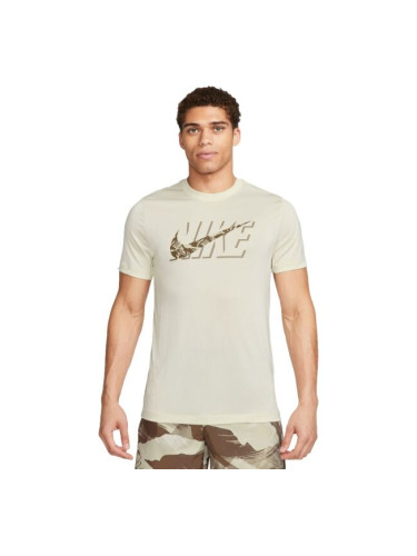 Nike NK DF TEE RLGD CAMO Мъжка тениска за тренировка, бежово, размер XXL