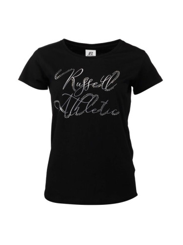 Russell Athletic T-SHIRT W Дамска тениска, черно, размер