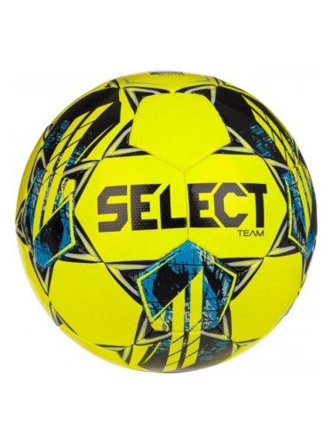 Select TEAM Футболна топка, жълто, размер