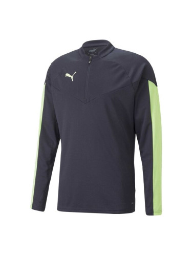 Puma INDIVIDUALFINAL 1/4 ZIP TOP Мъжки суитшърт, сиво, размер