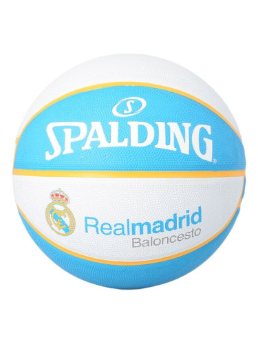 Spalding REAL MADRID EL TEAM Баскетболна топка, бяло, размер