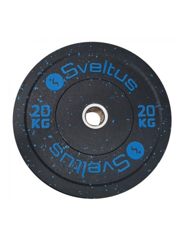 SVELTUS OLYMPIC DISC BUMPER 20 kg x 50 mm Тежести- кръгли, черно, размер