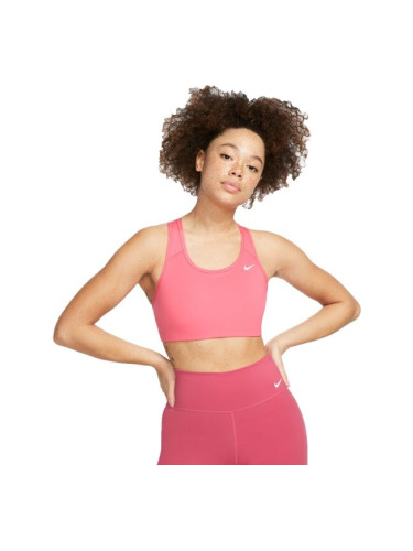 Nike MED NON PAD BRA Дамско спортно бюстие, розово, размер