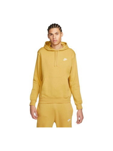 Nike SPORTSWEAR CLUB FLEECE Мъжки суитшърт, жълто, размер