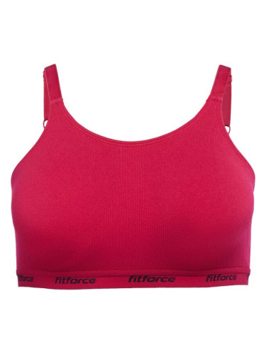 Fitforce MOLISA Момичешко спортно бюстие, розово, размер