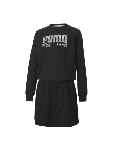 Puma ALPHA DRESS G Спортна рокля, черно, размер