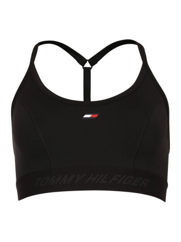 Tommy Hilfiger LT INTENSITY ESSENTIAL STRAP BRA Дамски спортен сутиен, черно, размер