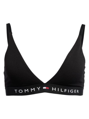 Tommy Hilfiger TH ORIGINAL-UNLINED TRIANGLE Дамско спортно бюстие, черно, размер