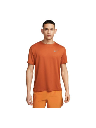 Nike NK DF UV MILER SS Мъжка тениска за тренировка, оранжево, размер XXL