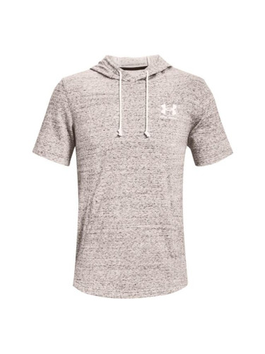 Under Armour RIVAL TERRY LC SS HD Мъжки суитшърт за фитнес, сиво, размер