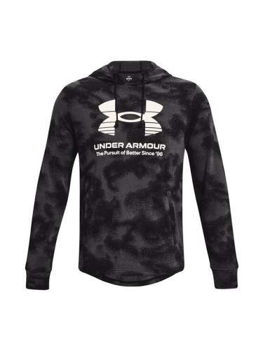 Under Armour UA RIVAL TERRY NOVELTY HD Мъжки суитшърт, черно, размер