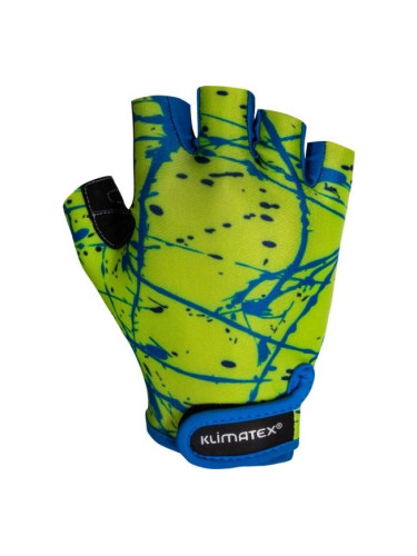 Klimatex ALED Детски ръкавици за колоездене, светло-зелено, размер