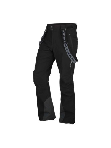 Northfinder MALAKI Мъжки панталони за ски, черно, размер