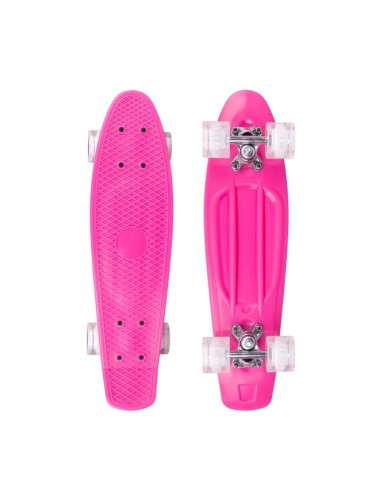 Reaper PY22D Пластмасов скейтборд, розово, размер