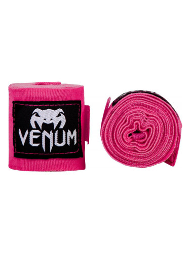 Venum KONTACT HANDWRAPS 4M Бинт, розово, размер