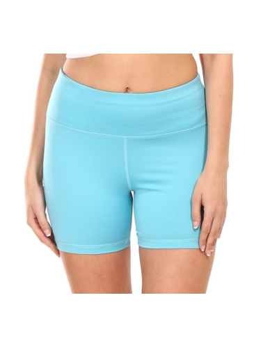 Fitforce NOVENZA Дамски фитнес шорти, светлосиньо, размер