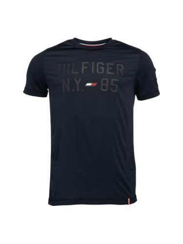 Tommy Hilfiger GRAPHIC S/S TRAINING TEE Мъжка тениска, тъмносин, размер