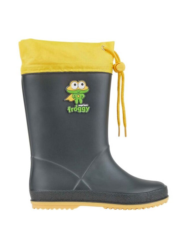 Coqui RAINY COLLAR FUR Детски ботуши, черно, размер