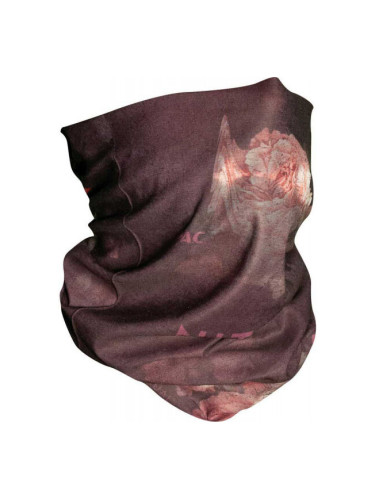 NITRO BLACK ROSE Функционален шал, винен, размер
