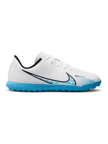 Nike JR MERCURIAL VAPOR 15 CLUB TF Детски футболни бутонки, бяло, размер 33.5