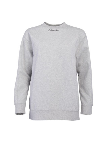 Calvin Klein ESSENTIALS PW PULLOVER Дамски суитшърт, сиво, размер