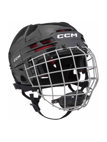 CCM TACKS 70 COMBO SR Каска за хокей с мрежичка, черно, размер