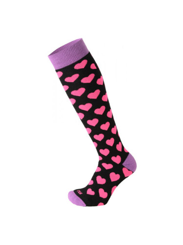 Mico MEDIUM WARM CONTROL K Детски ски чорапи, черно, размер