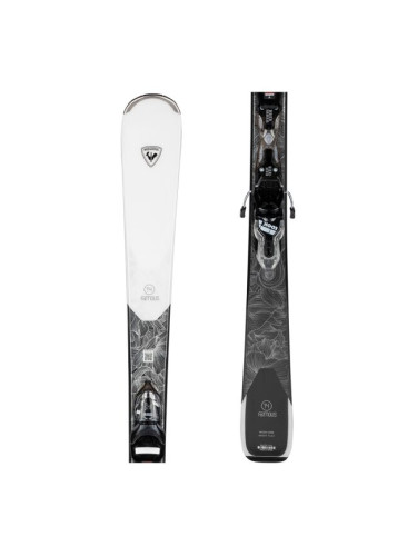 Rossignol FAMOUS 14 XPRESS + XPRESS W 10 GW B83 Дамски ски за спускане, черно, размер