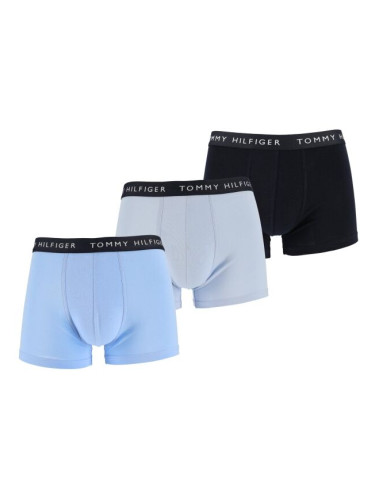 Tommy Hilfiger 3P TRUNK Мъжки боксерки, светлосиньо, размер