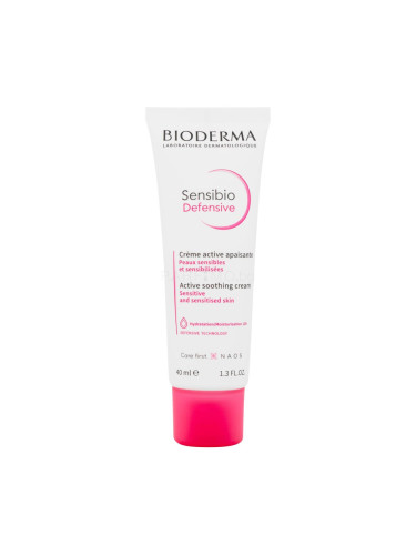BIODERMA Sensibio Defensive Active Soothing Cream Дневен крем за лице за жени 40 ml