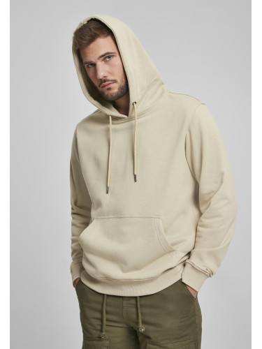 Мъжки суичър в бежово Urban Classics Basic Terry Hoodie