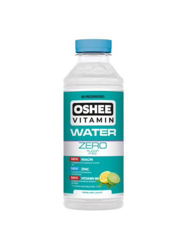 OSHEE ZERO Вода с Витамини и Минерали Лимон и Лайм 555 мл