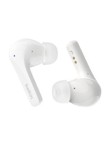 Безжични слушалки Belkin SOUNDFORM Motion True Wireless Earbuds, Бели