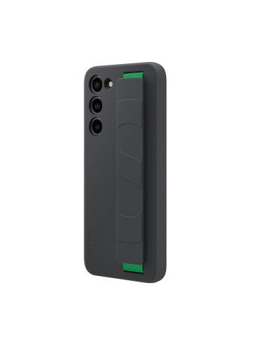 Силиконов калъф с каишка Samsung Silicone Grip Case за Galaxy S23 Plus, Черен