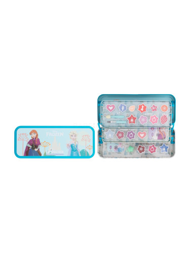Lip Smacker Disney Frozen Triple Layer Beauty Tin Комплекти за грим за деца 1 бр