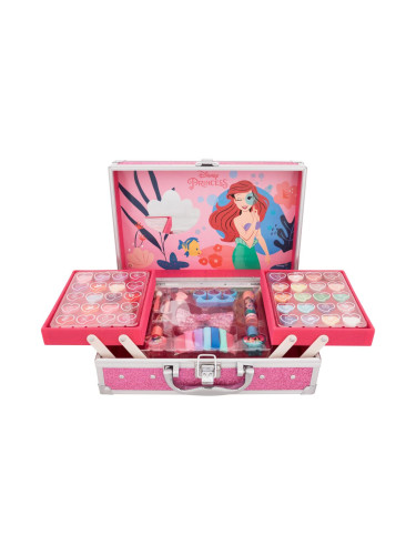 Lip Smacker Disney Princess Makeup Traincase Комплекти за грим за деца 1 бр