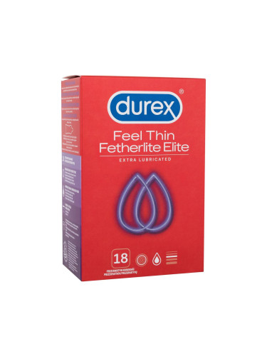 Durex Feel Thin Extra Lubricated Презерватив за мъже Комплект