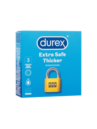 Durex Extra Safe Thicker Презерватив за мъже Комплект