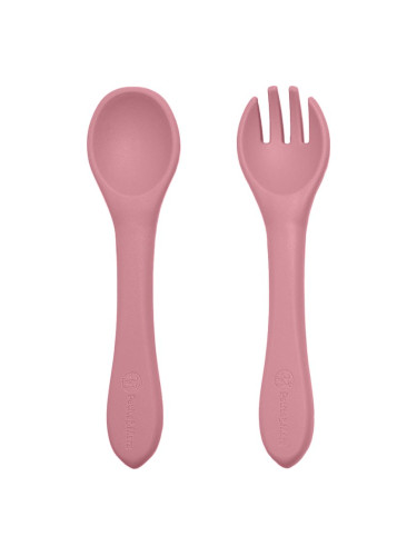 Petite&Mars Take&Match Silicone Cutlery прибор Dusty Rose 6 m+ 2 бр.