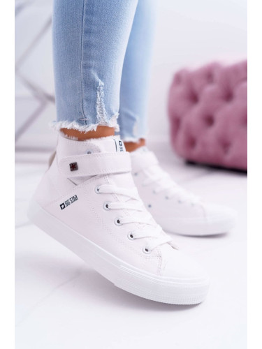 Дамски маратонки BIG STAR SHOES White