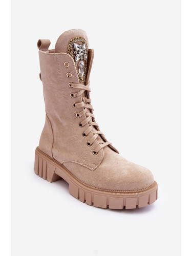 Дамски работни панталони с декорация