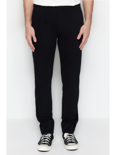 Trendyol Black Regular Fit Chino Trousers