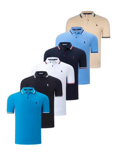 Men's polo shirt dewberry