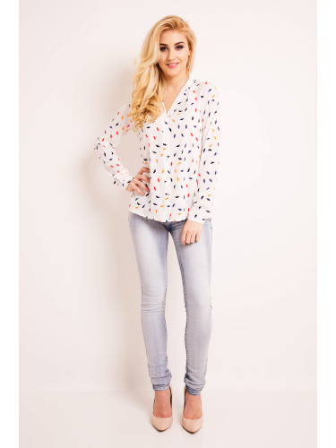 Awama Woman's Shirt A170 Multicolour/Pattern