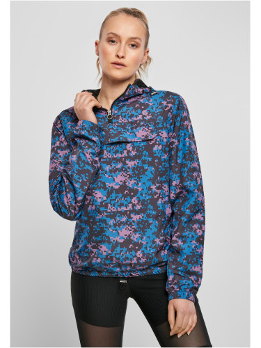 Women's Camo Pull Over Jacket Digital duskviolet camo