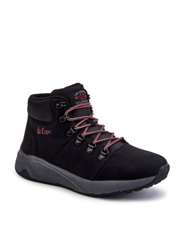 Men's warm trekking shoes Lee Cooper LCJ-22-31-1451 Black