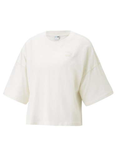 Cream Women's Oversize T-Shirt Puma - Women